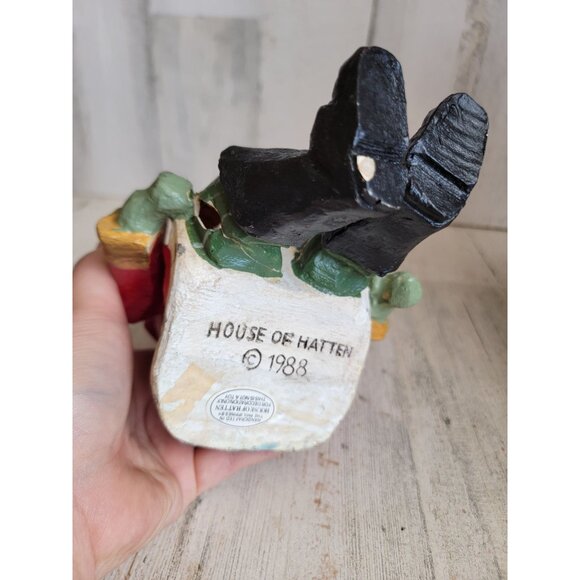 House of hatten 1988 AS IS Santa Claus ledge hanging vintage decor - Picture 7 of 11